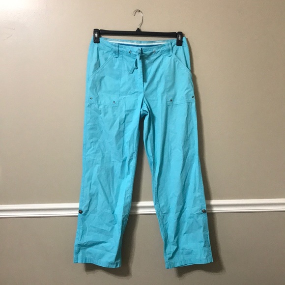 Liz Claiborne Pants - Liz Claiborne Blue Cargo Chino Pants